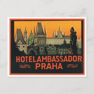 Hotel Ambassador Praha Postcard