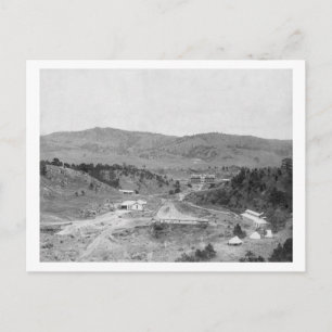 Hotel and Bathhouses in the Wiwalakahta Canyon Postcard