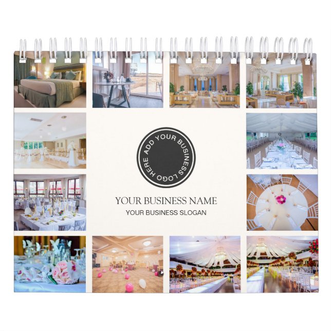 Hotel and Wedding Reception 2025 Business Calendar (Cover)