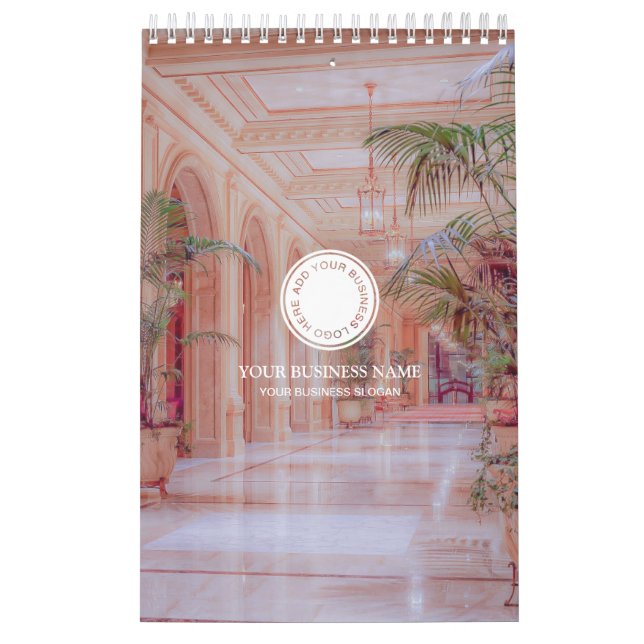 Hotel and Wedding Reception 2025 Business Calendar (Cover)