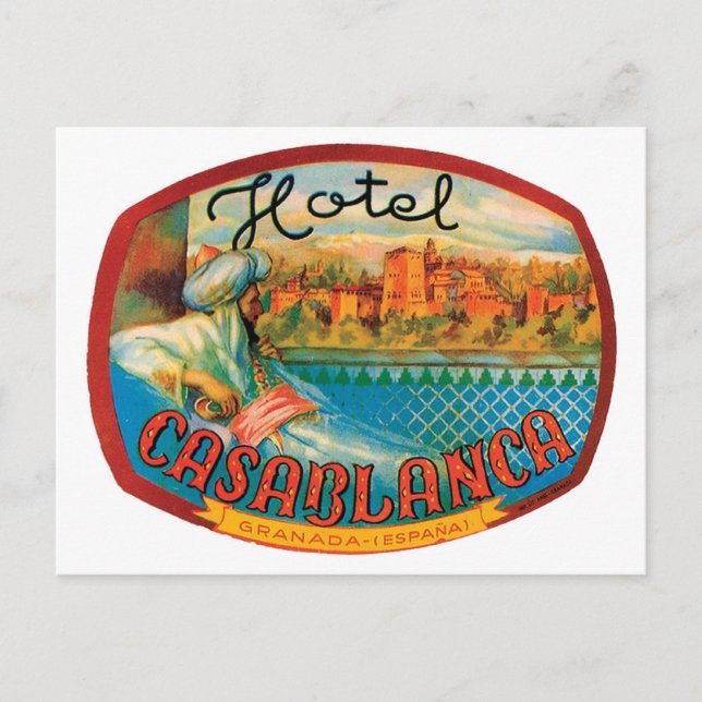 Hotel Casablanca Postcard (Front)