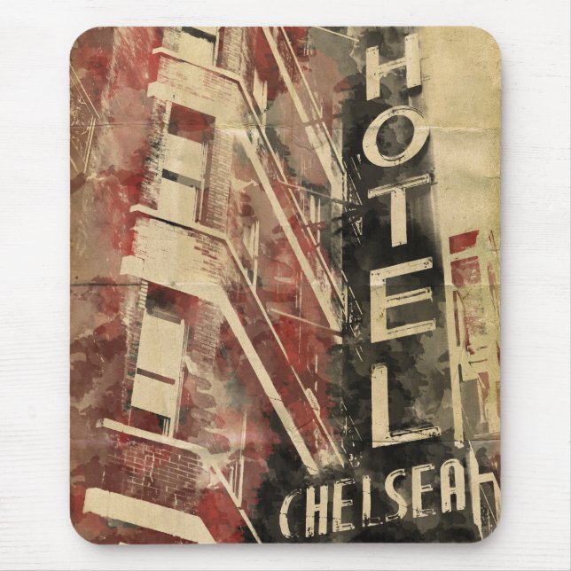 Hotel Chelsea New York City Mousepad (Front)