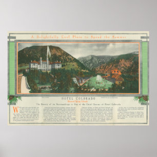 Hotel Colorado Brochure Poster