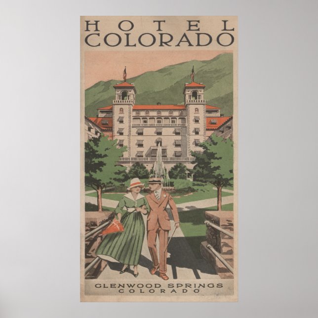Hotel Colorado Travel Poster (Front)