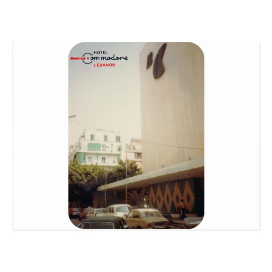 Hotel Commodore Beirut Postcard