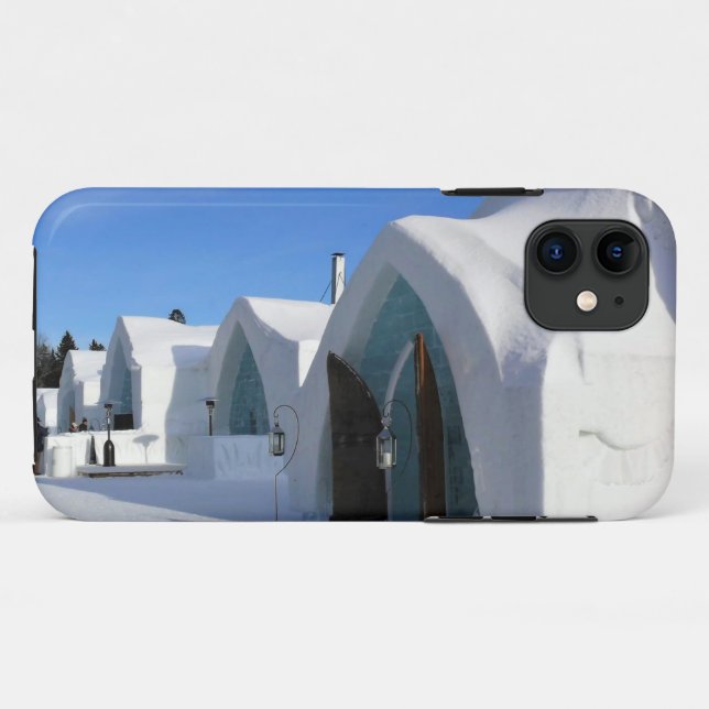 Hotel de Glace, Quebec, Canada Case-Mate iPhone Case (Back (Horizontal))