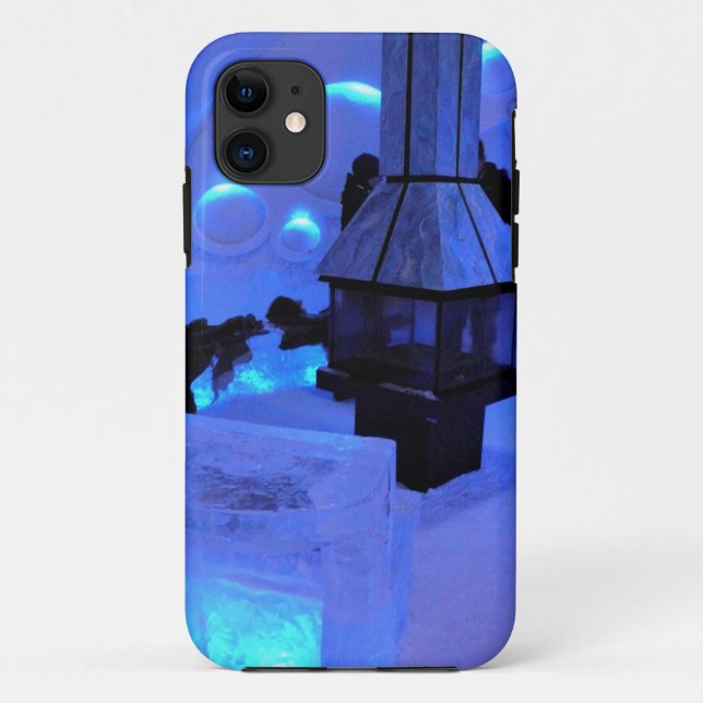 Hotel de Glace, Quebec, Canada Case-Mate iPhone Case (Back)