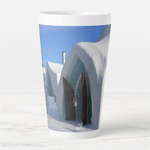 Hotel de Glace, Quebec, Canada Latte Mug