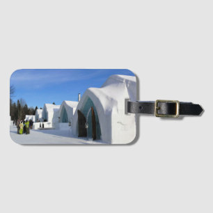 Hotel de Glace, Quebec, Canada Luggage Tag