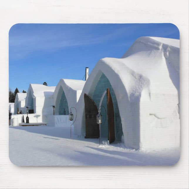 Hotel de Glace, Quebec, Canada Mouse Mat (Front)