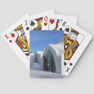 Hotel de Glace, Quebec, Canada Playing Cards