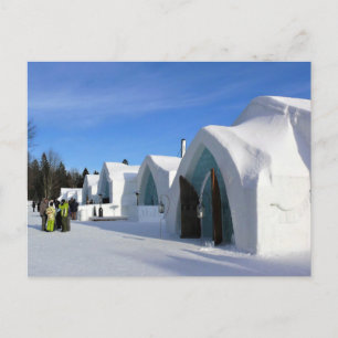 Hotel de Glace, Quebec, Canada Postcard