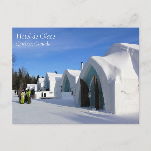 Hotel de Glace, Quebec, Canada Postcard (Front)