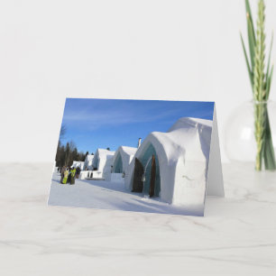 Hotel de Glace, Quebec, Canada Thank You Card