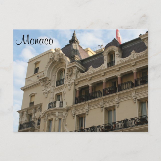hotel de paris monaco postcard (Front)