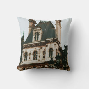 Hotel de Ville, 4th arrondissement, Paris - France Cushion