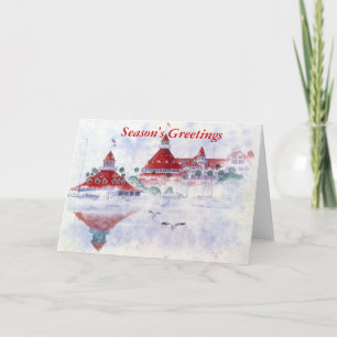 HOTEL DEL CORONADO & BOATHOUSE HOLIDAY CARD