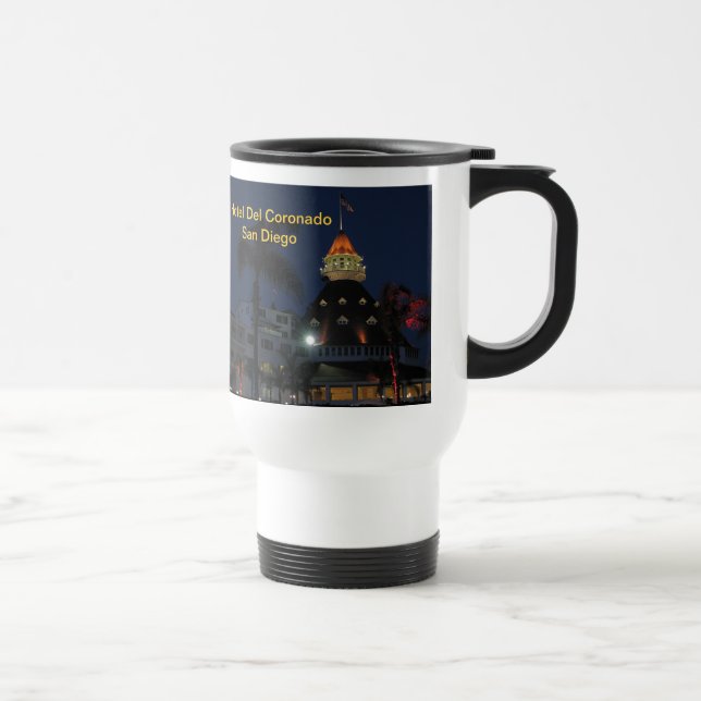Hotel Del Coronado San Diego California Travel Mug (Right)