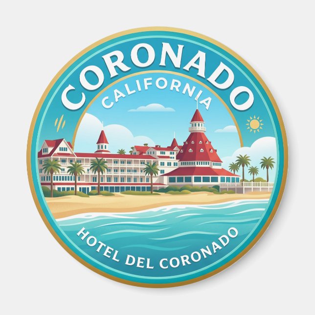 Hotel del Coronado USA Magnet (Front)