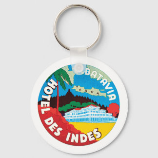 Hotel Des Indes Luggae Label Key Ring