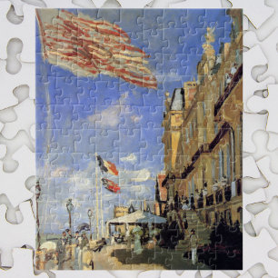 Hotel des Roches Noires, Trouville by Claude Monet Jigsaw Puzzle