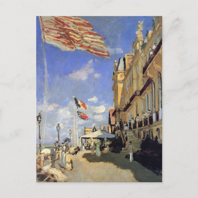 Hotel des Roches Noires, Trouville by Claude Monet Postcard (Front)