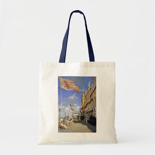 Hotel des Roches Noires, Trouville by Claude Monet Tote Bag (Front)