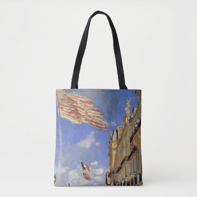Hotel des Roches Noires, Trouville by Claude Monet Tote Bag (Front)