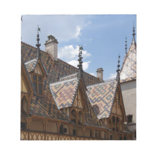 Hotel-Dieu De Beaune France Building Architecture Notepad
