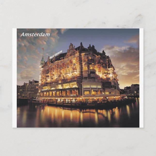 Hotel-Europe-Amsterdam-Netherlands-[kan.k] Postcard (Front)
