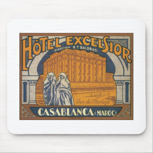 Hotel Excelsior Casablanca Mouse Mat