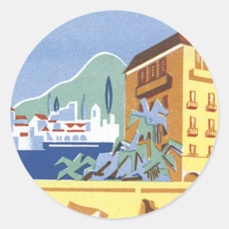 Hotel Excelsior Dubrovnik Classic Round Sticker