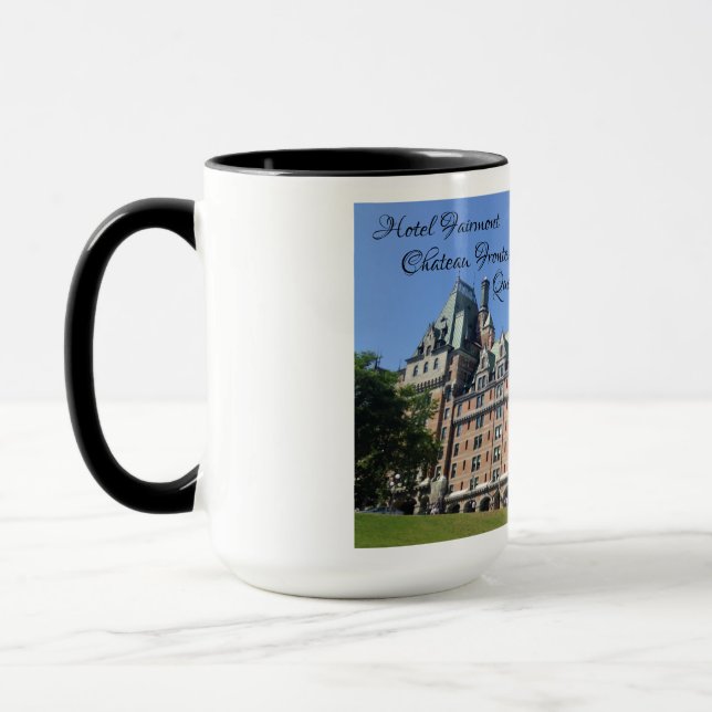 Hotel Fairmont Chateau Frontenac Quebec Mug (Left)