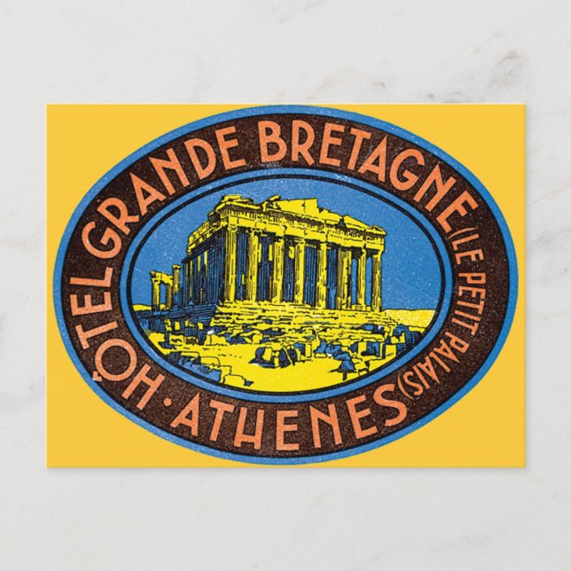 Hotel Grande Bretagne - Greece Postcard (Front)