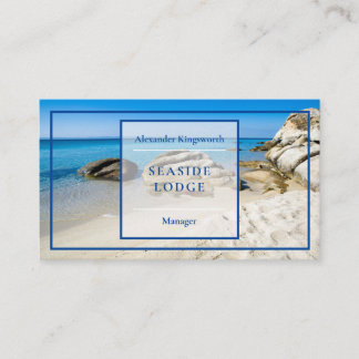 Hotel Guest house vacation photo Business Card