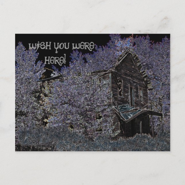 Hotel in a Ghost Town Postcard (Front)