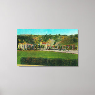 Hotel Lebec and GroundsRidge Route, CA Canvas Print