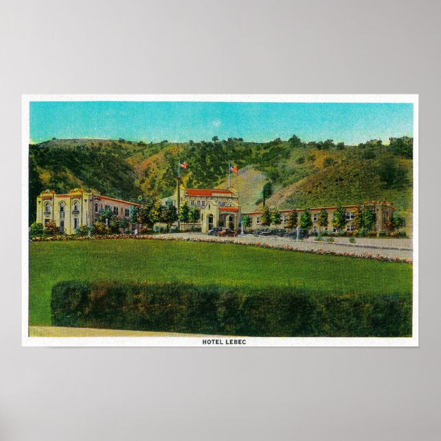 Hotel Lebec and GroundsRidge Route, CA Poster (Front)