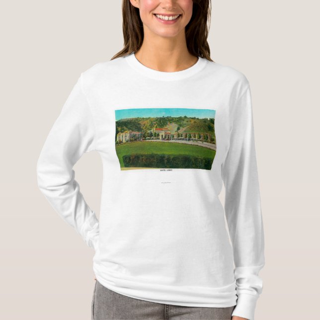 Hotel Lebec and GroundsRidge Route, CA T-Shirt (Front)