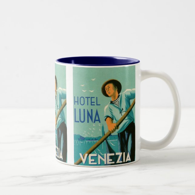Hotel Luna Venezia Two-Tone Coffee Mug (Right)