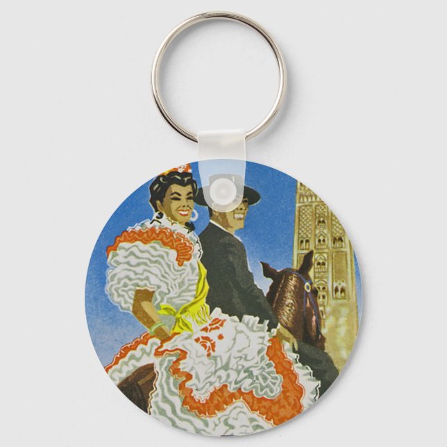 Hotel Madrid Key Ring (Front)