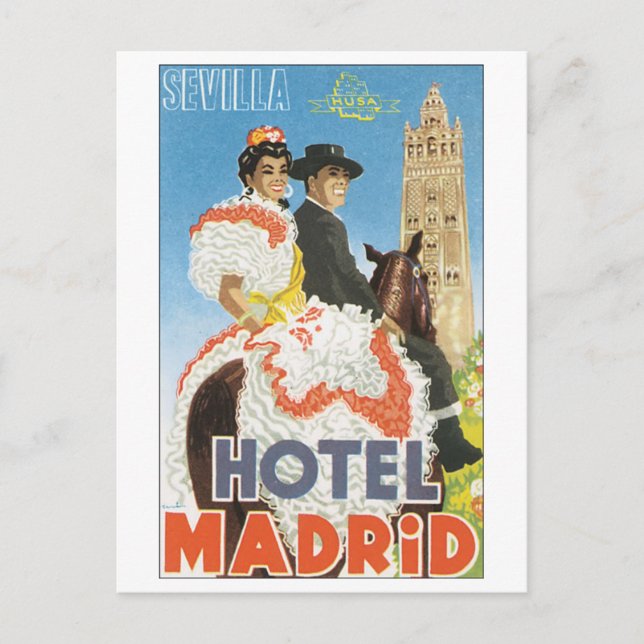 Hotel Madrid Postcard (Front)