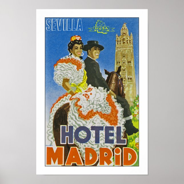 Hotel Madrid Poster (Front)