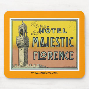 Hotel Majestic Florence Mouse Mat