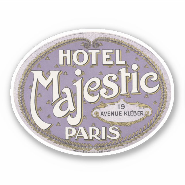 Hotel Majestic Paris (Front)