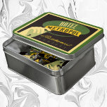 Hotel Metropol Budapest Hungary Bellhop Hat Jigsaw Puzzle<br><div class="desc">Vintage illustration European travel poster art or luggage label from the Hotel Metropol,  Budapest,  Hungary. A hand with a formal white glove holding a green and yellow bellhop hat or cap.</div>