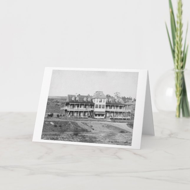 Hotel Minnekahta in Hot Springs, SD Photograph Card (Front)