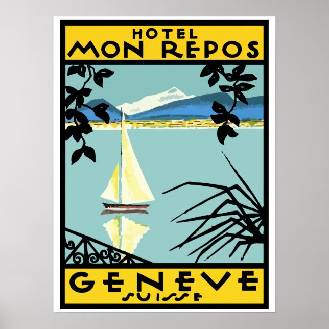 Hotel Mon Repos (Geneva - Switzerland) Poster (Front)
