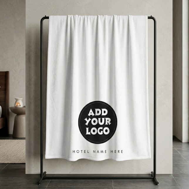 Hotel Name and Logo Guest House Fleece Blanket (Creator Uploaded)