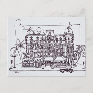 Hotel Negresco English Promenade Nice, France Postcard